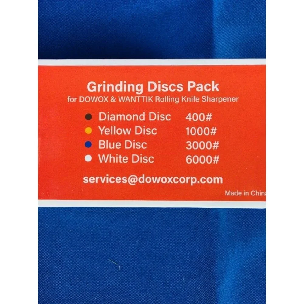 Grinding Discs Pack for Dowox & Wanttik Rolling Knife Sharpener